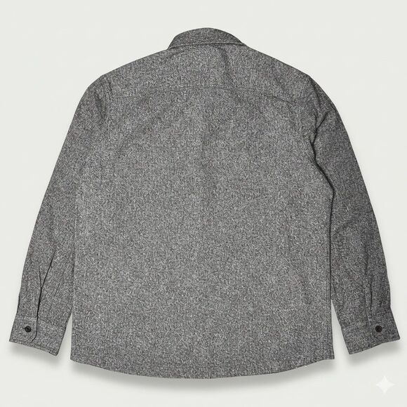 Grayers Glacier Gray Twill Shirt Jacket XL 100% Cotton Shacket - Picture 2 of 10